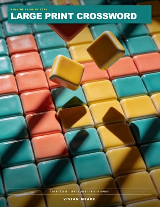 Large Print Crossword